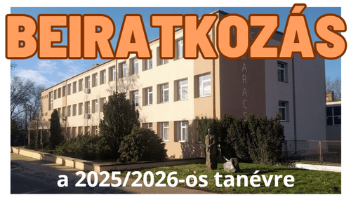 Beiratkozás a 2025/2026-os tanévre