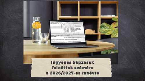 Felnőttek szakmai oktatása 2026/2027